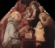 Fra Filippo Lippi The Virgin Appears to St Bernard France oil painting artist